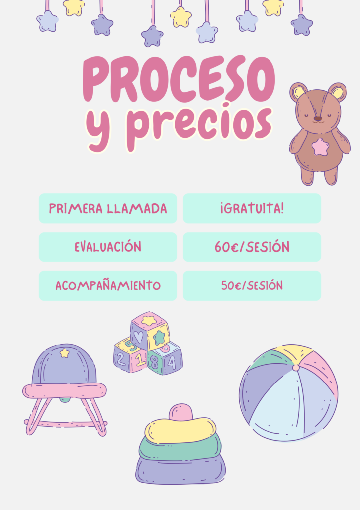 Cartel Guardería Bebés Infantil Rosa Morado (1)